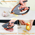 Multifunctional Garlic Press & Crusher | Easy Garlic Mincing Tool for Kitchen (1 Pc)