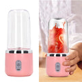 Portable Small Juicer Blender with Water Bottle – 2 Pc Set (Travel Friendly)
