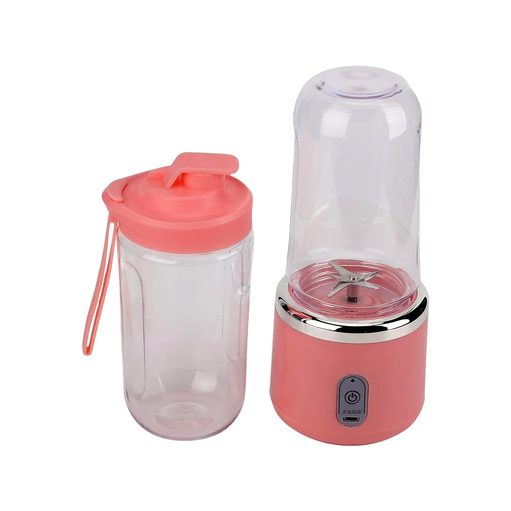 Portable Small Juicer Blender with Water Bottle – 2 Pc Set (Travel Friendly)