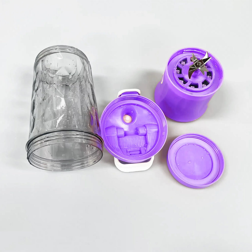 Electric Crusher Juicer 600ML – 8 Blades Power with Multicolor LED Light | Fast & Smooth Blending