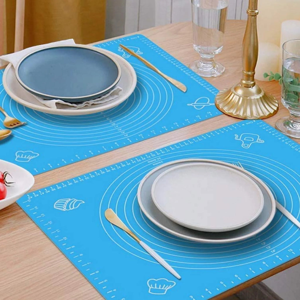 Non-Slip Silicone Rolling Mat for Chapati, Roti & Baking | Heat Resistant Fondant & Dough Sheet