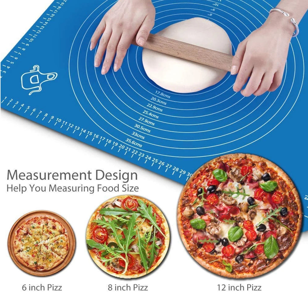 Non-Slip Silicone Rolling Mat for Chapati, Roti & Baking | Heat Resistant Fondant & Dough Sheet