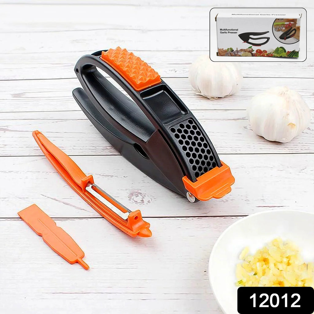Multifunctional Garlic Press & Crusher | Easy Garlic Mincing Tool for Kitchen (1 Pc)