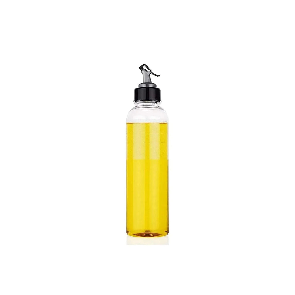 1L Oil Dispenser Bottle with Lid & Drip-Free Spout | Leak-Proof Plastic Cooking Oil Dispenser