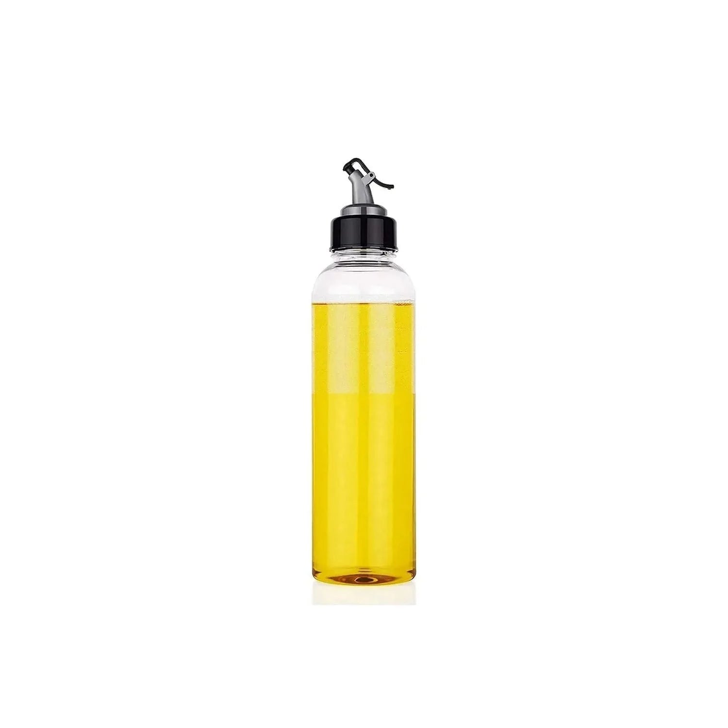 1L Oil Dispenser Bottle with Lid & Drip-Free Spout | Leak-Proof Plastic Cooking Oil Dispenser