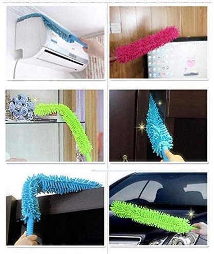 Foldable Multipurpose Microfiber Fan Cleaning Duster | Extendable & Washable Dust Cleaner
