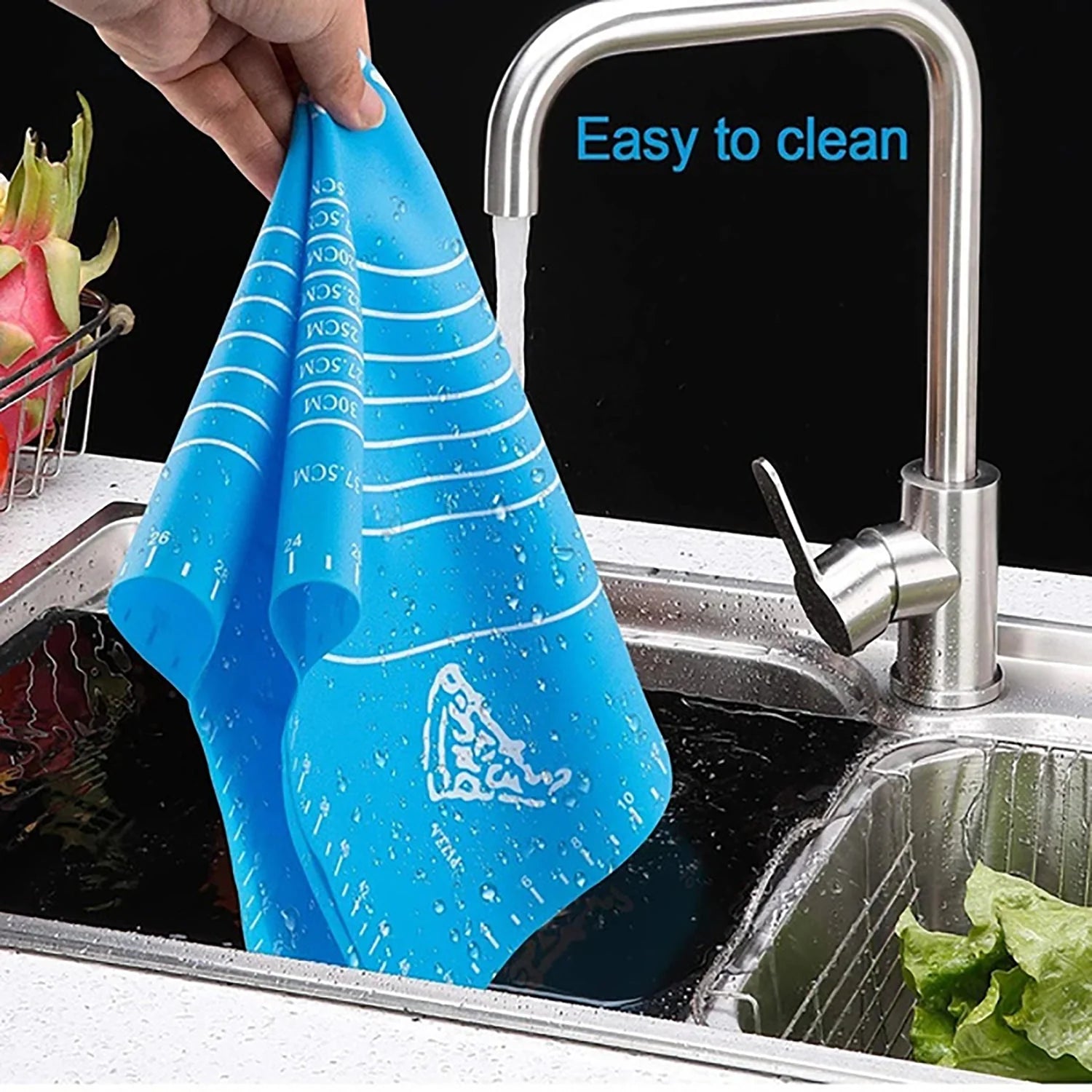 Non-Slip Silicone Rolling Mat for Chapati, Roti & Baking | Heat Resistant Fondant & Dough Sheet
