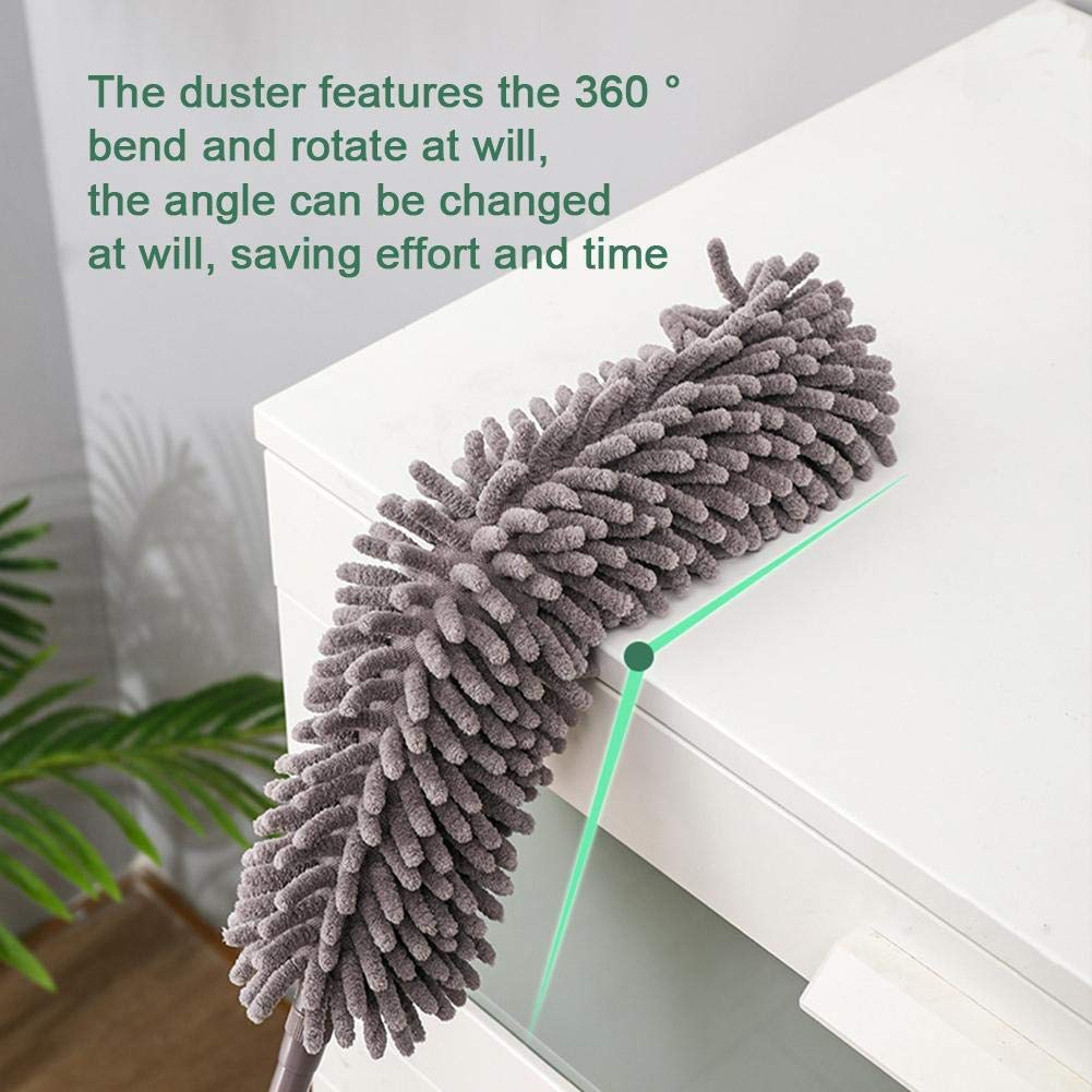 Foldable Multipurpose Microfiber Fan Cleaning Duster | Extendable & Washable Dust Cleaner