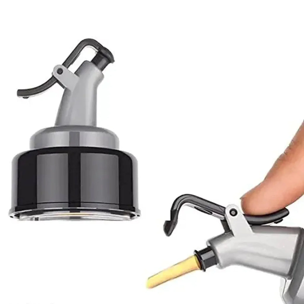 1L Oil Dispenser Bottle with Lid & Drip-Free Spout | Leak-Proof Plastic Cooking Oil Dispenser