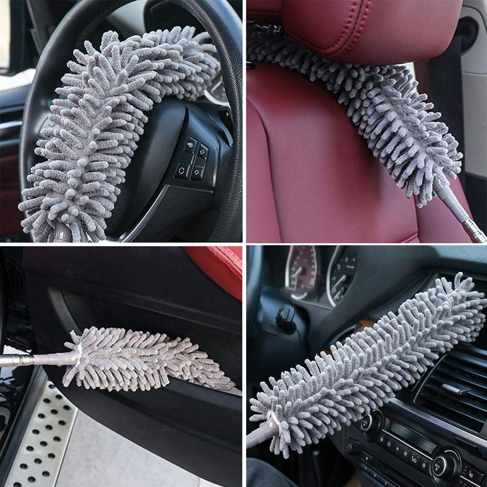 Foldable Multipurpose Microfiber Fan Cleaning Duster | Extendable & Washable Dust Cleaner