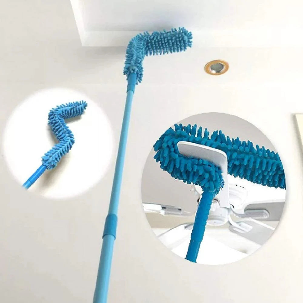 Foldable Multipurpose Microfiber Fan Cleaning Duster | Extendable & Washable Dust Cleaner